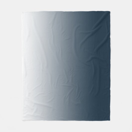 Blue gradient fleecedecke (Vorderseite)