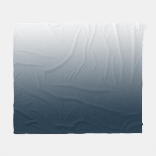 Blue gradient fleecedecke (Vorderseite (Horizontal))