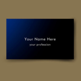 Blue Gradient Modern Stylish Custom Professional Visitenkarte