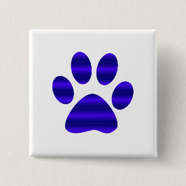 Blue Gradient Paw Print Button