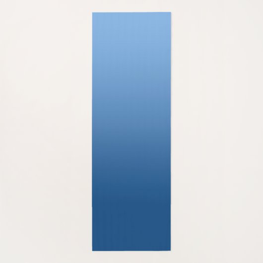 Blue Gradient Yoga Mat Yogamatte (Rückseite)