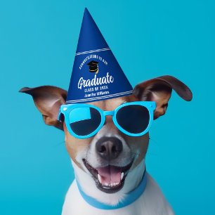 Blue Graduate Custom 2025 Graduation Party Partyhütchen