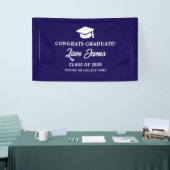 Blue graduate Herzlichen Glückwunsch zu Ihrem Absc Banner (Messeveranstaltung)