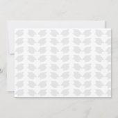 Blue Graduation Announcement Ankündigung (Rückseite)