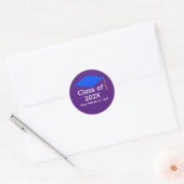 Blue Graduation Cap #1-5 Stickers (Umschlag)