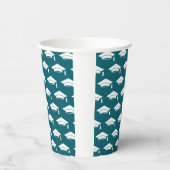 Blue Graduation Caps Pappbecher (Links)