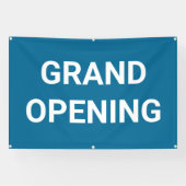 Blue Grand Opening Banner (Horizontal)
