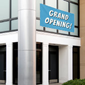 Blue Grand Opening! Banner (Äußeres Gebäude)