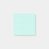 Blue Graph Paper Math Post-it Klebezettel (Vorderseite)