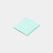 Blue Graph Paper Math Post-it Klebezettel (angewinkelt)