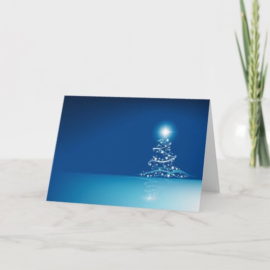 Blue graphics for Christmas - Feiertagskarte (Vorderseite)