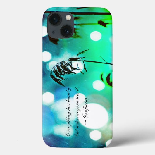 Blue Grass Drama Sparkle iPad Fall Case-Mate iPhone Hülle (Rückseite)