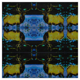 Blue Grass Elk Stoff