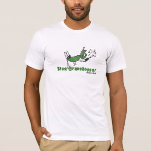 Blue Grasshopper T-Shirt - Quirky & Fun