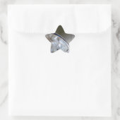 Blue Gray Butterfly Stern-Aufkleber (Tasche)