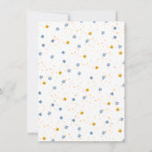 Blue Gray First Trip rund um die Sun Time Kapselka Einladung (Rückseite)