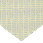 Blue Gray Fleur Tischdecke (Schrägansicht)