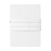 Blue Gray Glitzer Botanische Blätter Hochzeit Einladungsbanderole (Rückseitenbeispiel)