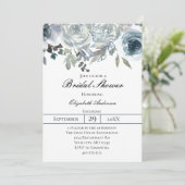 Blue Gray Green Elegante Frische Pasta machen Einladung (Stehend Vorderseite)