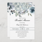 Blue Gray Green Elegante Frische Pasta machen Einladung (Vorne/Hinten)