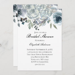 Blue Gray Green Elegante Frische Pasta machen Einladung