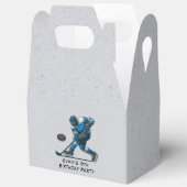 Blue Gray Hockey Player Geburtstagsparty Geschenkschachtel (Offen)