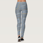 Blue Gray Khaki 4Meg Leggings (Rückseite)