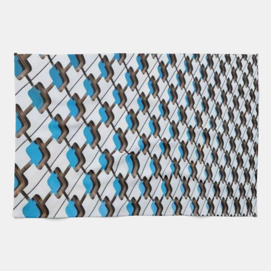 Blue Gray Kitchen Handtuch (Horizontal)