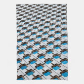 Blue Gray Kitchen Handtuch (Vertikal)