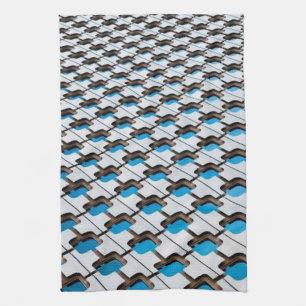 Blue Gray Kitchen Handtuch