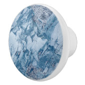 Blue & Gray Marble Keramikknauf (Rechts)