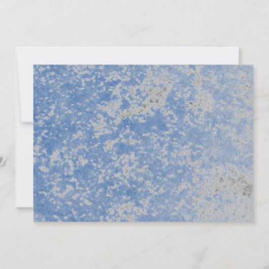 Blue & Gray Marble Save the Date (Rückseite)
