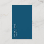 Blue Gray Minimalistischer Qr-Code des Beraters Visitenkarte (Vorderseite)
