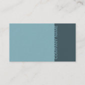 Blue Gray Modern Visitenkarte (Vorderseite)