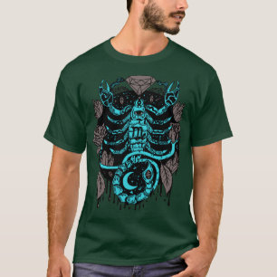 Blue Gray Mystic Scorpio Zodiac T-Shirt