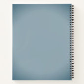 Blue Gray Notizblock (Rückseite)