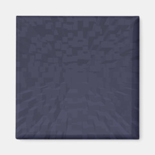 Blue Gray Perspektive Grafik Magnet