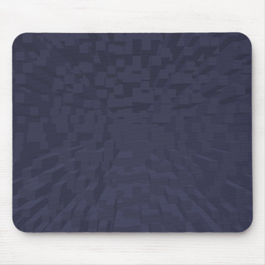 Blue Gray Perspektive Grafik Mauspad (Vorne)