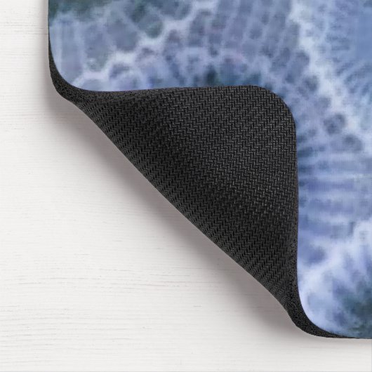 Blue Gray Petoskey Stone Mouse Pad Mousepad (Ecke)