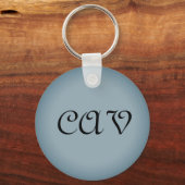 Blue Gray Schlüsselanhänger (Vorderseite)