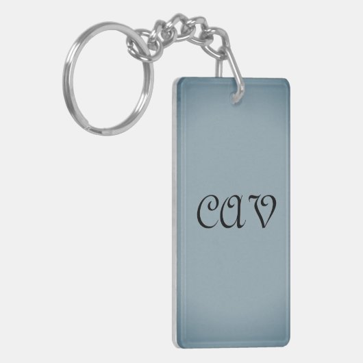 Blue Gray Schlüsselanhänger (Vorderseite links)