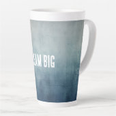 Blue Gray Sky Texture Milchtasse (Rechte Ecke)