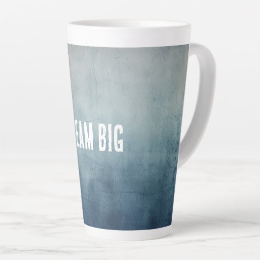 Blue Gray Sky Texture Milchtasse (Rechte Ecke)