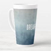 Blue Gray Sky Texture Milchtasse (Linke Ecke)