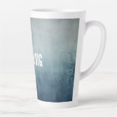 Blue Gray Sky Texture Milchtasse (Rechts)