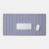 BLUE GRAY STRICK Office Studio Desk Mat Schreibtischunterlage (Tastatur & Maus)