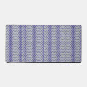 BLUE GRAY STRICK Office Studio Desk Mat Schreibtischunterlage (Vorderseite)