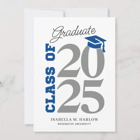 Blue Gray University Uni-Abschluß Ankündigung (Vorderseite)