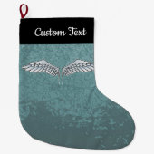 Blue-Gray Wings Christmas Strumpf Großer Weihnachtsstrumpf (Vorderseite)