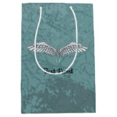 Blue-Gray Wings Geschenktasche Mittlere Geschenktüte (Vorderseite)
